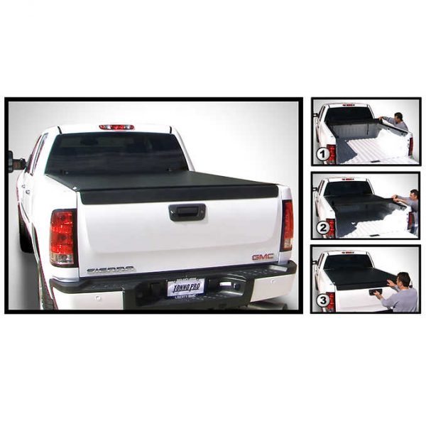 Soft roll up tonneau covers